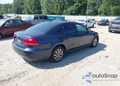 2013 Volkswagen Passat 2.5L S from USA, damaged, VIN 1VWAP7A31DC021765